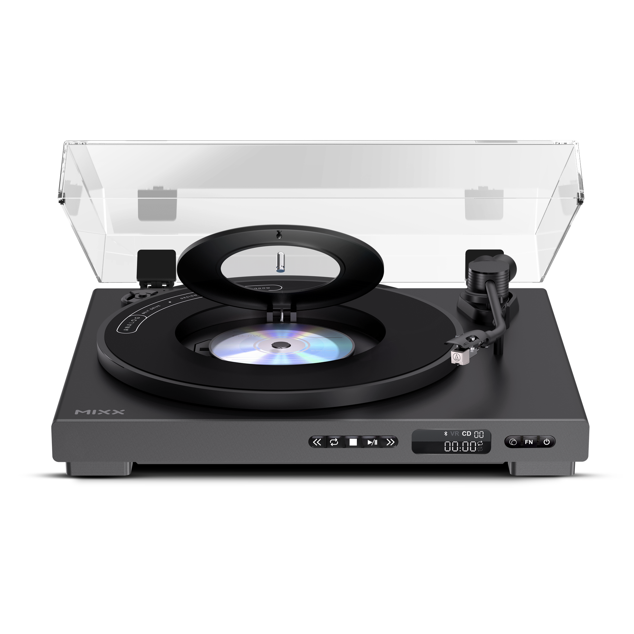 Mixx Analog Plus 2 in 1 Vinyl and CD Player