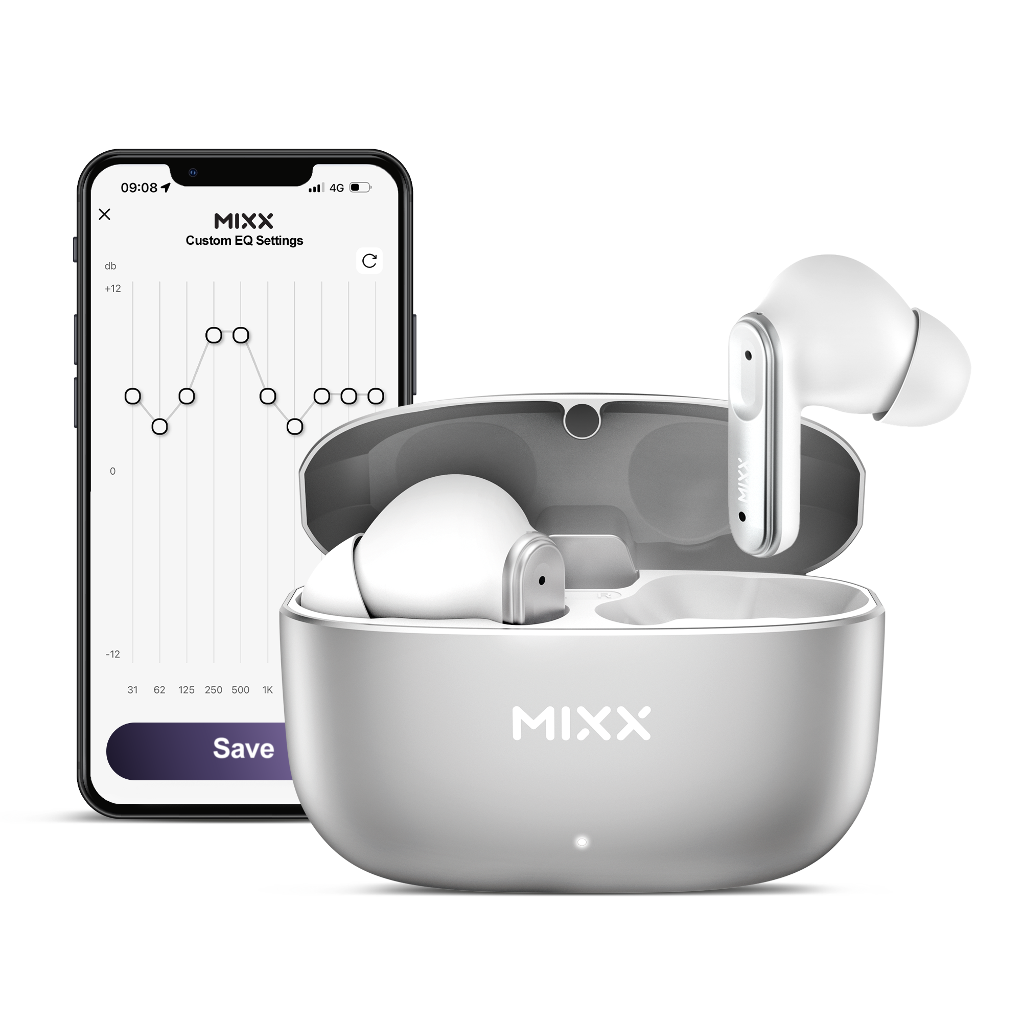 MIXX STREAMBUDS CUSTOM 3 WIRELESS EARBUDS