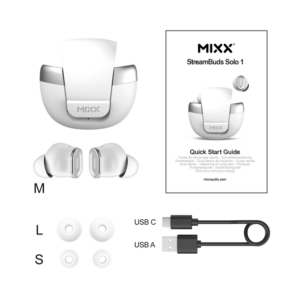 MIXX STREAMBUDS SOLO 1 WIRELESS EARBUDS